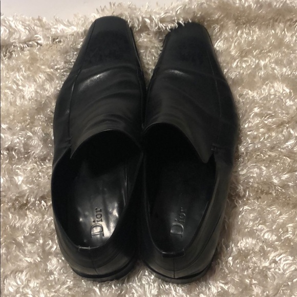 Vintage Christian Dior Pointed Leather Men… - Picture 8 of 8